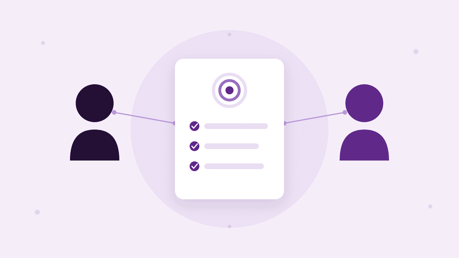Un recruteur et un manager qui s'accordent sur les critères du poste au lancement d'un recrutement, illustrant un briefing manager structuré
