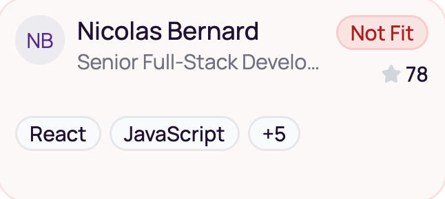 Nicolas Bernard - Score 78