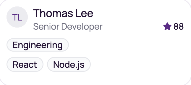 Thomas Lee - Senior Developer - Score 88
